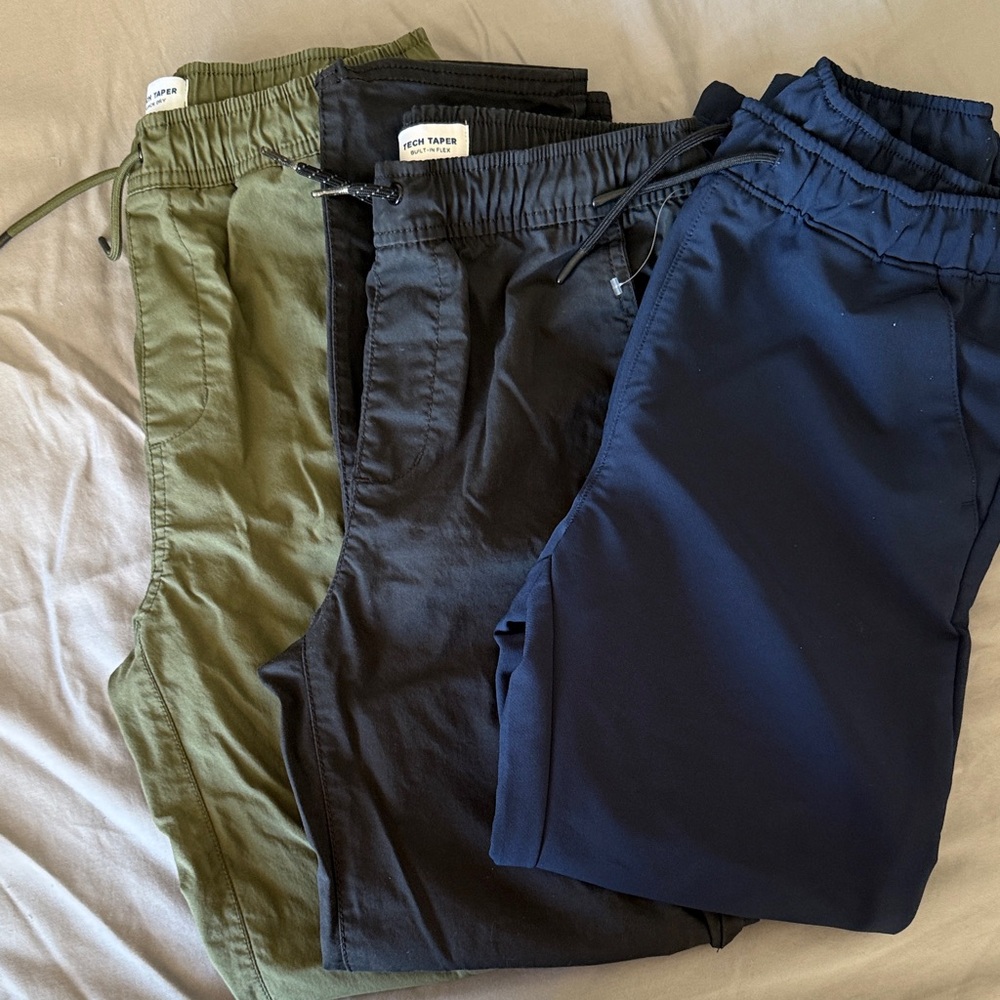 Old Navy Kids Sweatpants - Green, Black, and Blue  10$ each